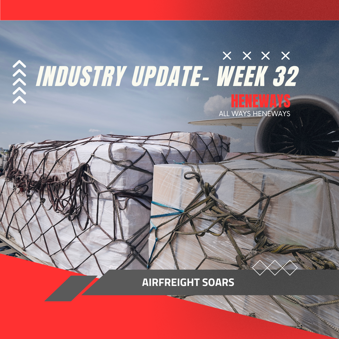 Industry Update: Air Freight - Week 32