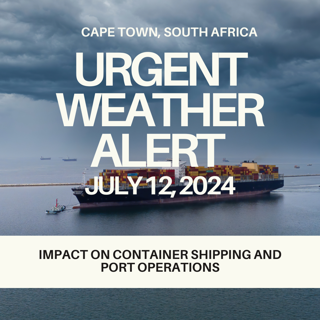Urgent Weather Alert: Cape of Good Hope Shipping Disruptions